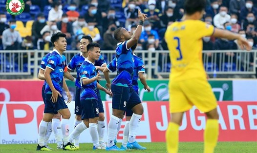 Bình Định tiếp đón Sông Lam Nghệ An tại vòng 24 V.League. Ảnh: BĐFC