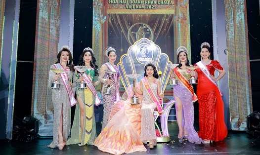 Đỗ Thị Quỳnh đăng quang Hoa hậu Doanh nhân Châu Á Việt Nam 2022. Ảnh: Cuộc thi cung cấp