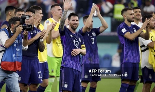 Argentina giành quyền đi tiếp tại World Cup 2022. Ảnh: AFP
