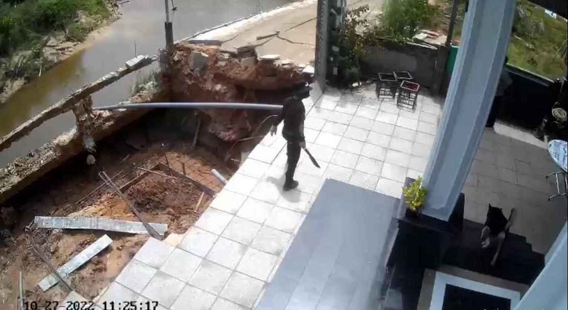 Kiên quyết không để tồn tại các băng, nhóm tội phạm gây bức xúc dư luận trên địa bàn TP. Phú Quốc. Ảnh chụp từ camera người dân