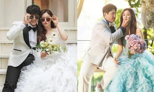 Ảnh cưới của Jiyeon và vị hôn phu nổi tiếng. Ảnh: Instagram