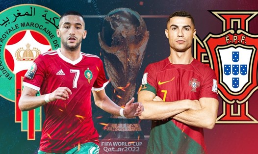 Maroc vs Bồ Đào Nha là cặp đấu giữa 1 đội có hàng phòng ngự chắc chắn gặp đội bóng có hàng tấn công rất mạnh. Ảnh: Khelnow