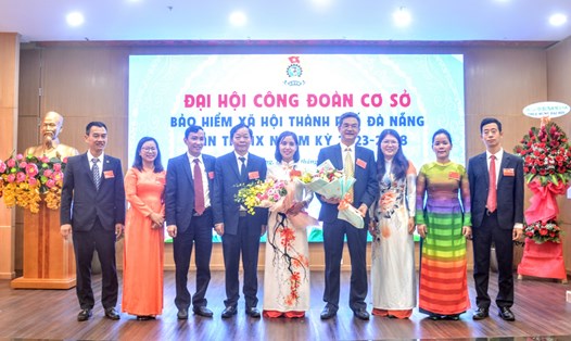 Ra mắt Ban Chấp hành khóa mới, nhiệm kỳ 2023-2028 CĐCS Bảo hiểm xã hội thành phố Đà Nẵng. Ảnh: Phương Trà