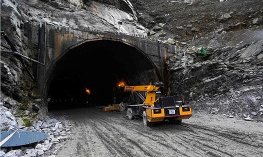 Đường hầm Sela của Ấn Độ được xây dựng ở độ cao gần 4.000m. Ảnh: AFP