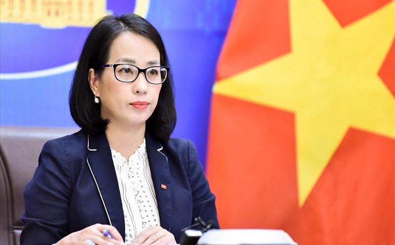 Phó Phát ngôn Bộ Ngoại giao Việt Nam Phạm Thu Hằng. Ảnh: Nhật Hạ