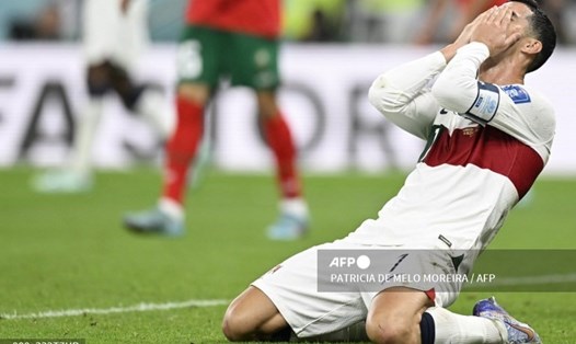 Ronaldo đã khép lại kỳ World Cup được xem là cuối cùng của sự nghiệp. Ảnh: AFP