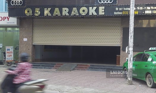 Điện Biên  yêu cầu toàn bộ cơ sở kinh doanh karaoke trên địa bàn tỉnh tạm dừng hoạt động để khắc phục tồn tại. Ảnh Văn Thành Chương