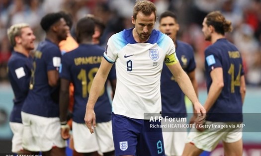Harry Kane khiến giấc mơ vô địch World Cup 2022 của đội tuyển Anh tan thành mây khói với cú đá 11m hỏng ăn. Ảnh: AFP