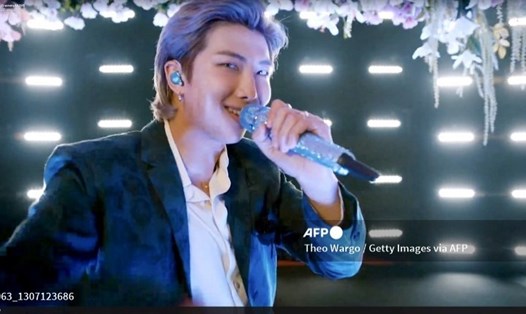 BTS - RM lập thành tích mới trong lịch sử Hanteo. Ảnh: AFP.
