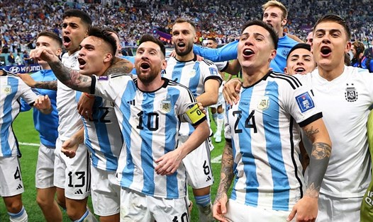 Tuyển Argentina gặp Croatia tại bán kết World Cup 2022. Ảnh: AFP