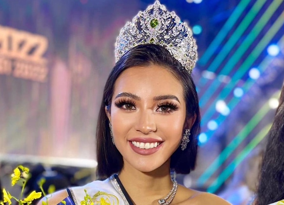 Hoa hậu Du lịch Thế giới 2022 - Erina Hanawa. Ảnh: Ban tổ chức.