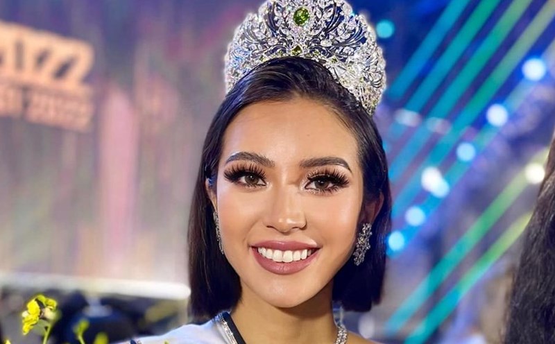 Hoa hậu Du lịch Thế giới 2022 - Erina Hanawa. Ảnh: Ban tổ chức.