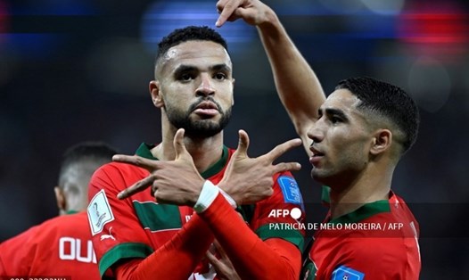 Tuyển Maroc thể hiện sức mạnh đáng sợ khi chỉ thủng lưới 1 bàn trên hành trình tiến đến vòng bán kết World Cup 2022. Ảnh: AFP