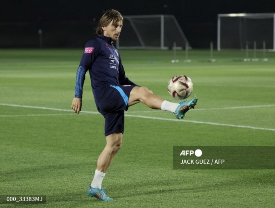 Modric đang là niềm hy vọng cho tuyển Croatia. Ảnh: AFP