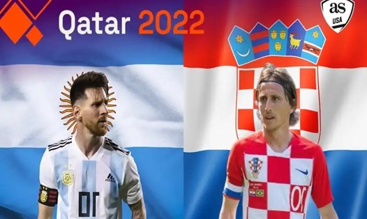 Trận bán kết Argentina - Croatia sẽ diễn ra lúc 2h00 ngày 14.12. Ảnh: AS