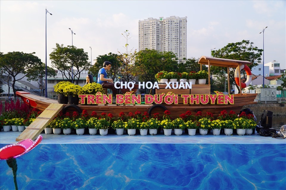 Chợ hoa xuân ở TPHCM dự kiến tổ chức vào 6.1.2023. Ảnh: Thanh Vũ.