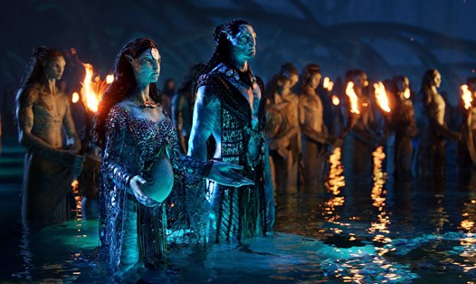 Avatar 2 gây sốt dù chưa chiếu chính thức ở Việt Nam. Ảnh: Galaxy.