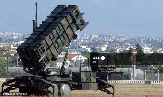 Tên lửa Patriot được bố trí tại một sân bay quân sự ở Athens, Hy Lạp. Ảnh: AFP