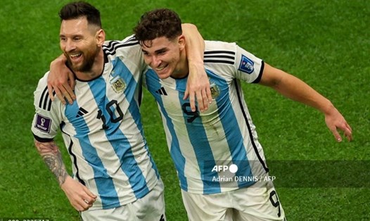 Messi tỏa sáng giúp Argentina thắng Croatia 3-0 tại vòng bán kết WOrld Cup 2022. Ảnh: AFP