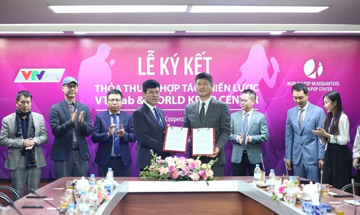 Hợp tác giữa VTVcab và World K-POP Center được kỳ vọng sẽ góp phần thúc đẩy sự phát triển của ngành công nghiệp giải trí Việt Nam. Ảnh Linh Hương