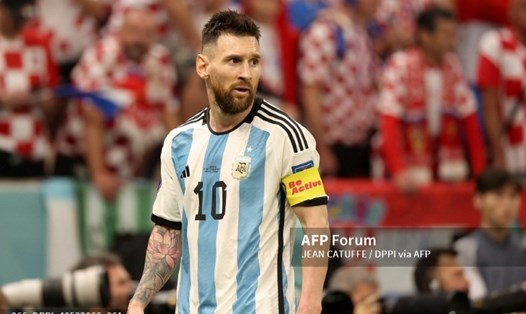 Messi không dính chấn thương và sẵn sàng chơi trận chung kết World Cup 2022. Ảnh: AFP