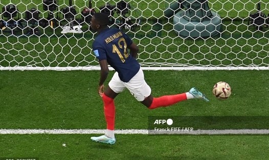 Pháp giành chiến thắng 2-0 trước Maroc tại vòng bán kết World Cup 2022. Ảnh: AFP