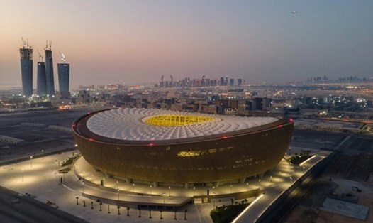 Sân vận động Lusail ở thủ đô Doha của Qatar. 
Ảnh: AFP
