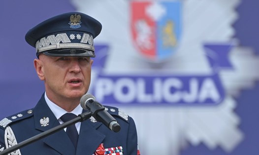 Lãnh đạo cảnh sát Ba Lan Jaroslaw Szymczyk. Ảnh: Cảnh sát Ba Lan