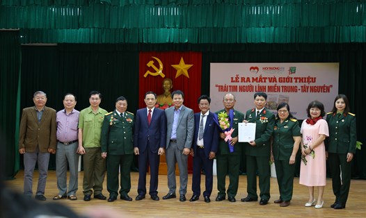 Câu lạc bộ "Trái tim Người lính miền Trung - Tây Nguyên" chính thức ra mắt tại Đà Nẵng. Ảnh: Văn Trực
