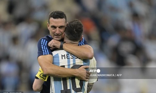 Chiến thuật của Scaloni cùng phong độ của Messi là hai yếu tố quyết định cơ hội chiến thắng của Argentina.  Ảnh: AFP