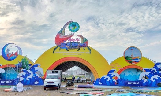 Cà Mau sẵn sàng cho ngày hội cua Cà Mau lần thứ nhất năm 2022. Ảnh: Nhật Hồ