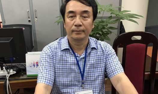 Bị can Trần Hùng bị cáo buộc nhận hối lộ trong vụ 3,2 triệu quyển sách giáo khoa giả. Ảnh: Bộ Công an