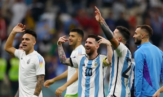Argentina đã đạt trạng thái hoàn hảo về tâm lý trước trận đấu cuối cùng. Ảnh: AFP