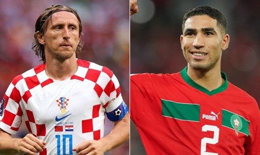 Croatia và Maroc sẽ tranh hạng ba World Cup 2022.  Ảnh: AFP
