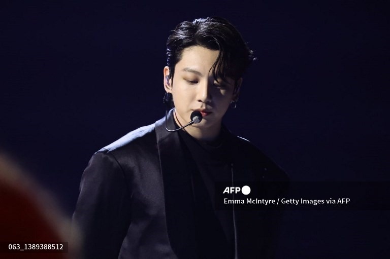 Jungkook - BTS được yêu thích nhất tháng. Ảnh: AFP.