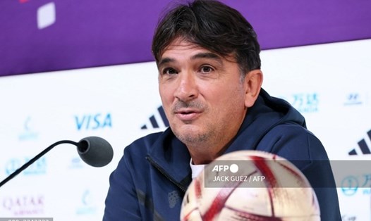 Huấn luyện viên Dalic của tuyển Croatia. Ảnh: AFP