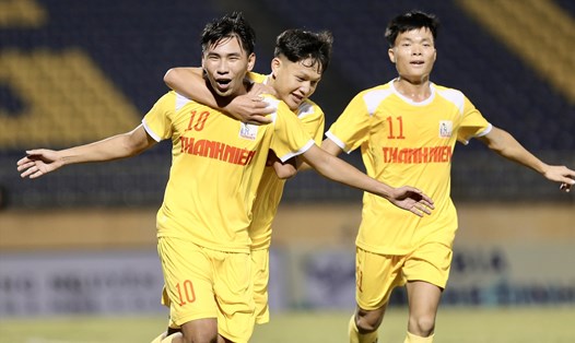 U21 Sông Lam Nghệ An ra quân giải U21 Quốc gia 2022 thuận lợi. Ảnh: Anh Châu