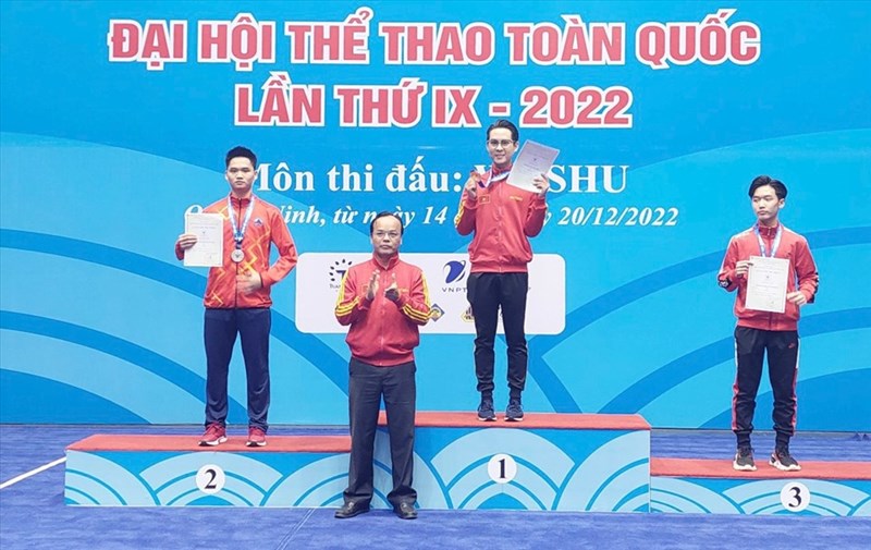 Binh Duong กรีฑาและวูซูคว้าเหรียญทองแรกในเทศกาลกีฬาแห่งชาติ