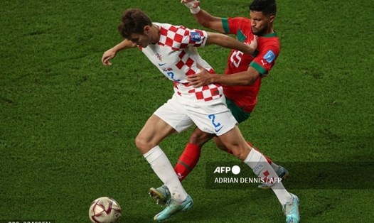 Croatia giành chiến thắng 2-1 trước Maroc tại trận tranh hạng ba World Cup 2022. Ảnh: AFP