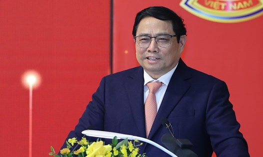 Thủ tướng Phạm Minh Chính phát biểu chỉ đạo tại Hội nghị. Ảnh: Nhật Bắc