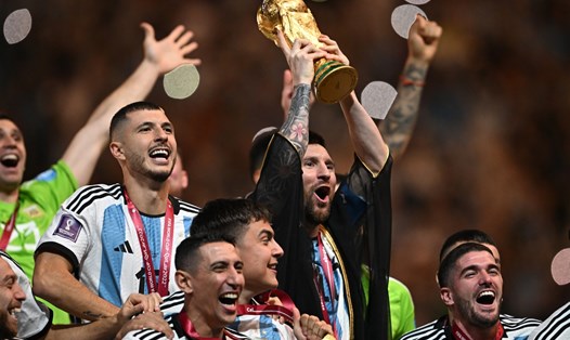 Messi và Argentina đã có khoảnh khắc ngọt ngào ở World Cup 2022. Ảnh: AFP