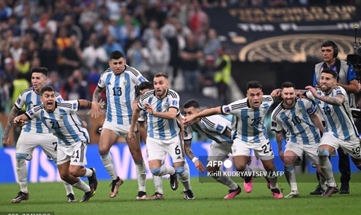 Tuyển Argentina đã vô địch World Cup 2022 sau một trận đấu khó tin. Ảnh: AFP