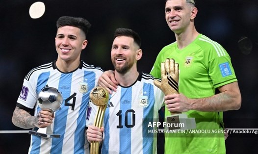 Thu môn Martinez nhấn mạnh anh cùng các cầu thủ tuyển Argentina đã chịu đựng quá nhiều đau khổ trước khi vô địch World Cup 2022. Ảnh: AFP