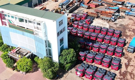 Công ty Cổ phần Tập đoàn Hoành Sơn có trụ sở chính tại phường Đức Thuận, thị xã Hồng Lĩnh (Hà Tĩnh). Ảnh: Anh Đức