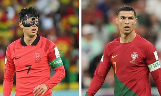 Son Hueng-min hay Ronaldo sẽ tỏa sáng? Ảnh: AFP