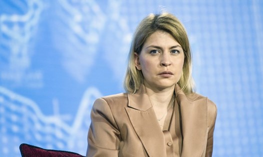 Bộ trưởng Hội nhập Châu Âu - Đại Tây Dương Ukraina Olga Stefanishina. Ảnh: AFP/Getty