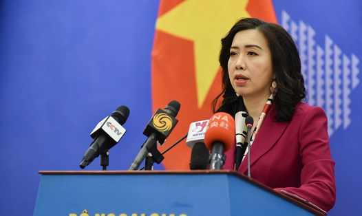 Người phát ngôn Bộ Ngoại giao Việt Nam Lê Thị Thu Hằng. Ảnh: Bộ Ngoại giao