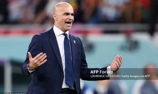 Huấn luyện viên Martinez từ chức khi Bỉ dừng chân ở World Cup 2022. Ảnh: AFP