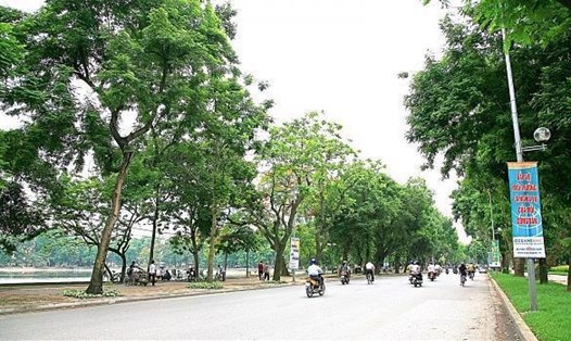 Hà Nội sẽ có thêm tuyến phố đi bộ xung quanh khu vực hồ Thiền Quang và Công viên Thống Nhất. Ảnh: Thùy Anh