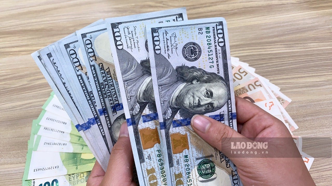 Tỷ giá ngoại tệ hôm nay. Ảnh Trà My